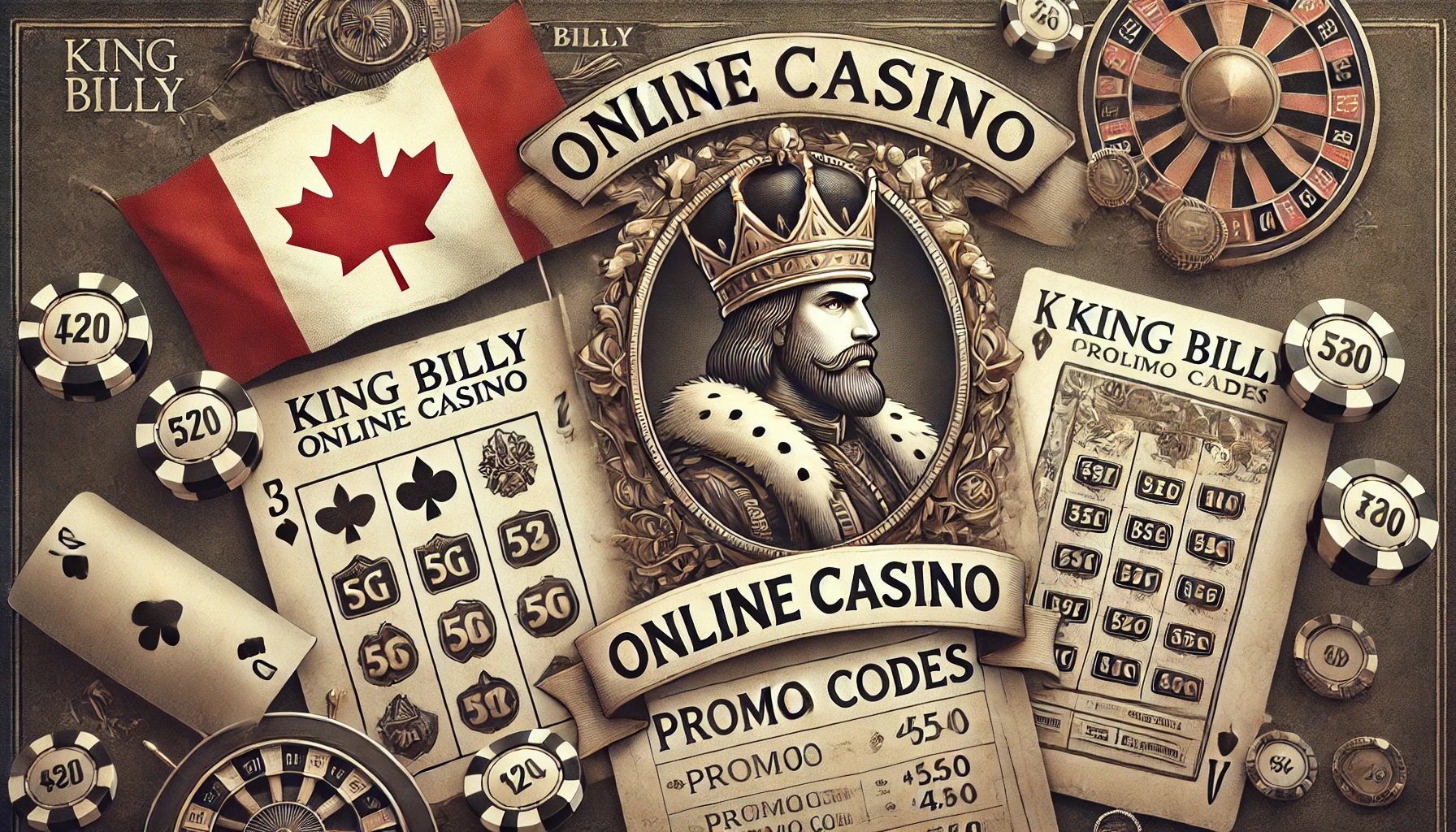 King Billy Casino Bonus Code.